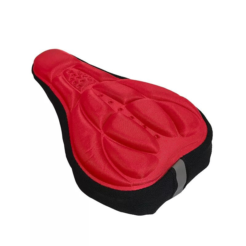 Almofada de assento de bicicleta com capa 3D respirável